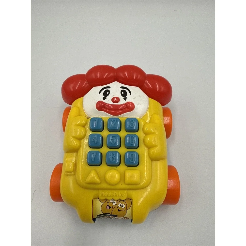 2003 Fisher Price McDonald's Mattel Ronald McDonald Phone Car Toy